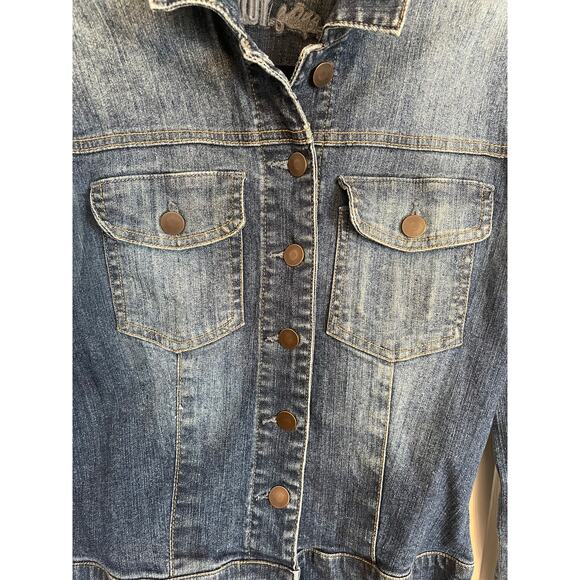 Kut from the Kloth Blue Denim Jacket - Picture 3 of 12